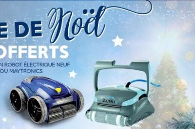 Un robot de piscine sous le sapin