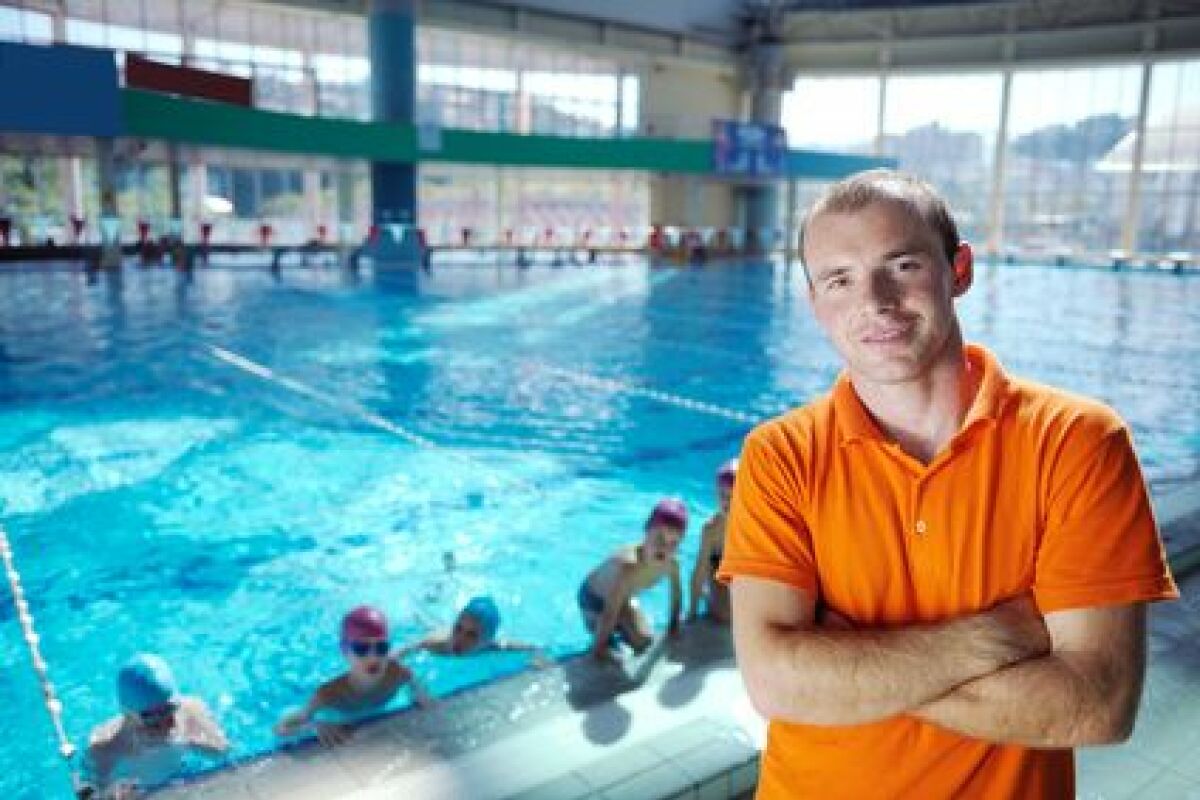 blocs de natation utilisés