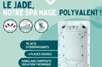 BE SPA FRANCE : Zoom sur le spa de nage JADE