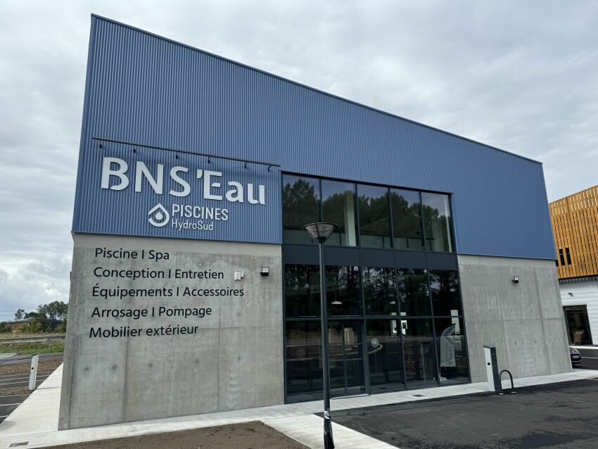 BNS'Eau : nouveau magasin PISCINES HydroSud à Bénesse-Maremne&nbsp;&nbsp;