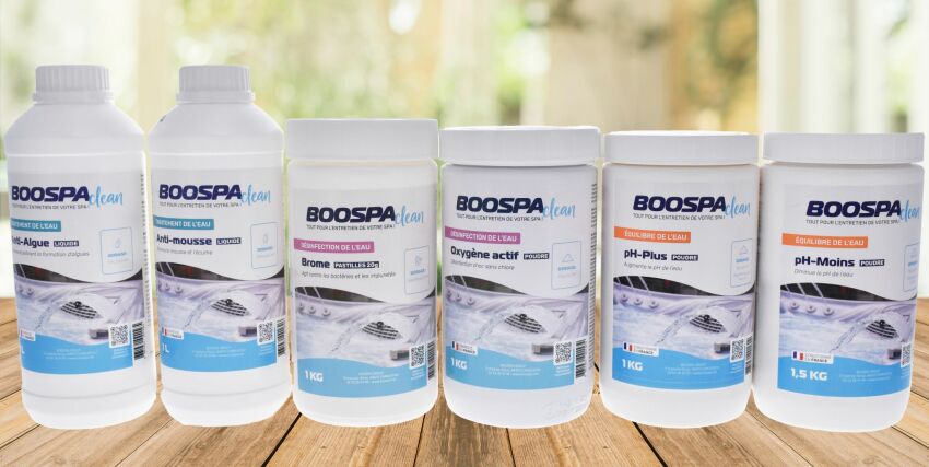 Boospa Clean, nouvelle gamme de produits d'entretien pour spas&nbsp;&nbsp;