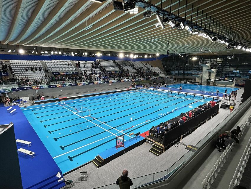 Centre Aquatique Olympique de Saint-Denis lors des Jeux Olympiques de Paris 2024&nbsp;&nbsp;