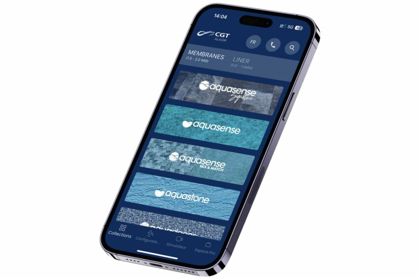 CGT Alkor présente son application spécialement développée pour les professionnels de la piscine&nbsp;&nbsp;