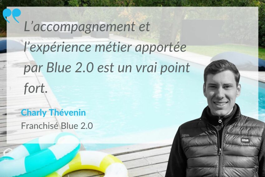 Charly Thévenin, franchisé Blue 2.0 à Aix-en Provence&nbsp;&nbsp;