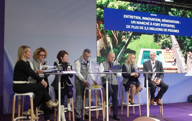 Conférence de Presse de la FPP, organisée sur l'espace Pool Arena le premier jour du salon DR