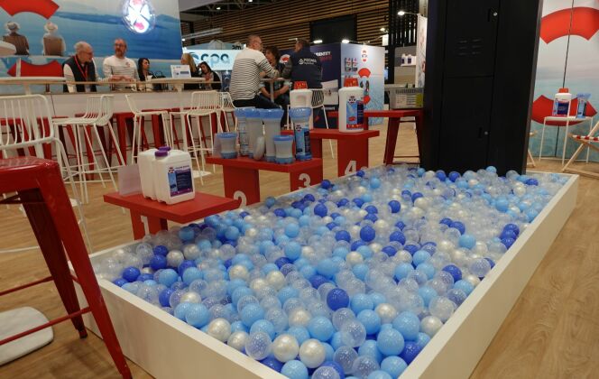 ... D'autres, comme HTH, ont préféré installer une piscine à boules... DR