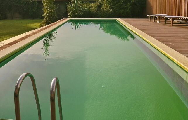 Eau de piscine verte après chlore choc : que faire ?