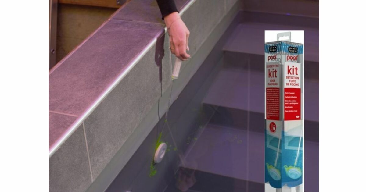 Geb Lance Son Kit De D Tection De Fuite Piscine