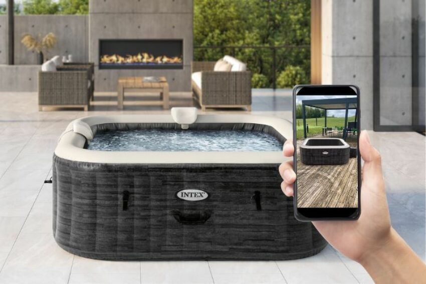 Intex intègre la réalité augmentée pour ses piscines et spas gonflables&nbsp;&nbsp;