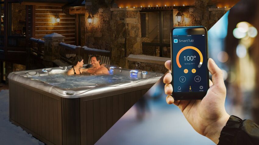 Jacuzzi présente SmartTub™️, application exclusive pour gérer son spa ou son spa de nage à distance
&nbsp;&nbsp;