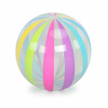 GeKLok Ballon de plage gonflable à paillettes pour piscine et piscine avec  paillettes arc-en-ciel et confettis, doré, 40 cm : : Jeux et Jouets