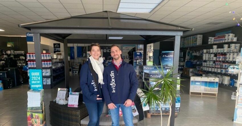 Le magasin piscine Irrijardin de Narrosse a été repris en mars par Laure et Vianney Blond.&nbsp;&nbsp;