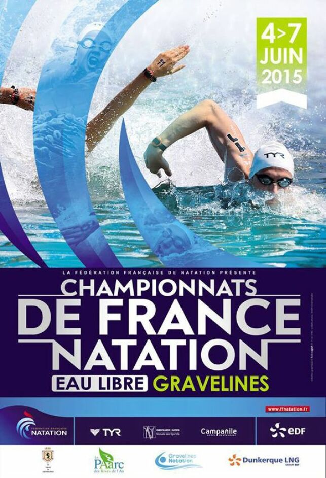 Les championnats de France de natation en eau libre 