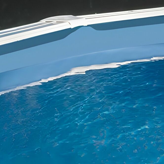 Liner bleu pour piscine ovale 610x375 cm © GRE Pools