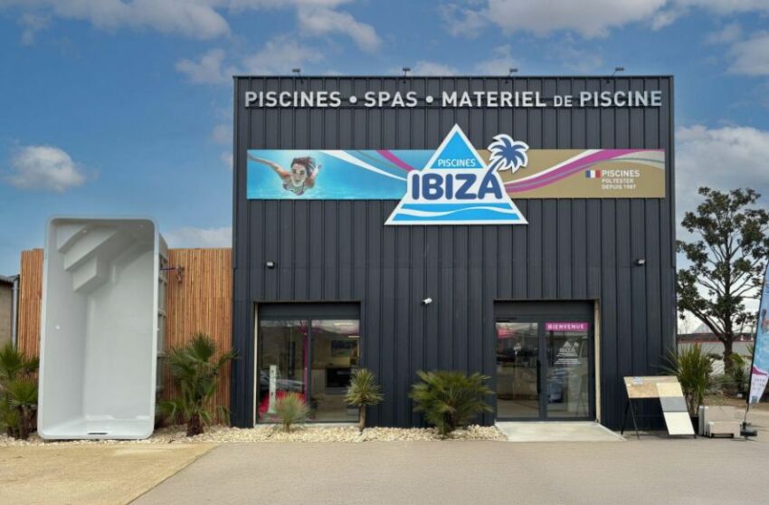 Nouveau showroom Piscines Ibiza à Tain-l'Hermitage, dans la Drôme&nbsp;&nbsp;