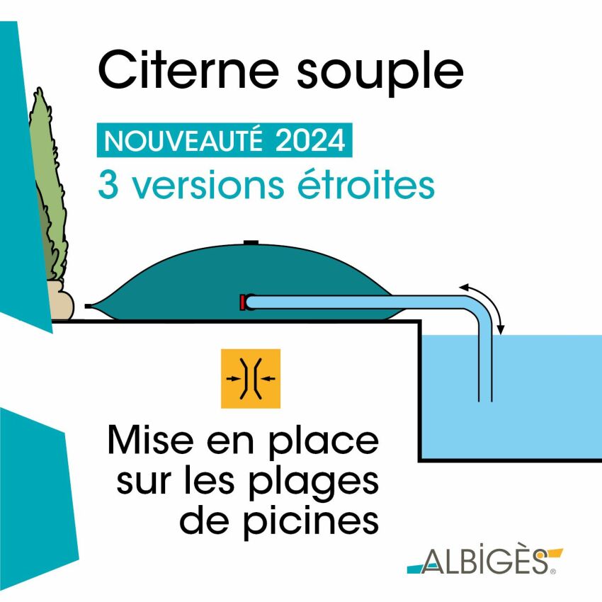 Nouveauté Albigès 2024 : 3 nouveaux modèles de citernes souples&nbsp;&nbsp;