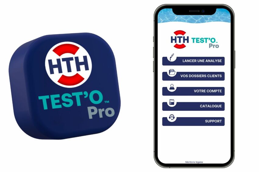 Nouvelle version de l'application HTH™ Test'O Pro&nbsp;&nbsp;