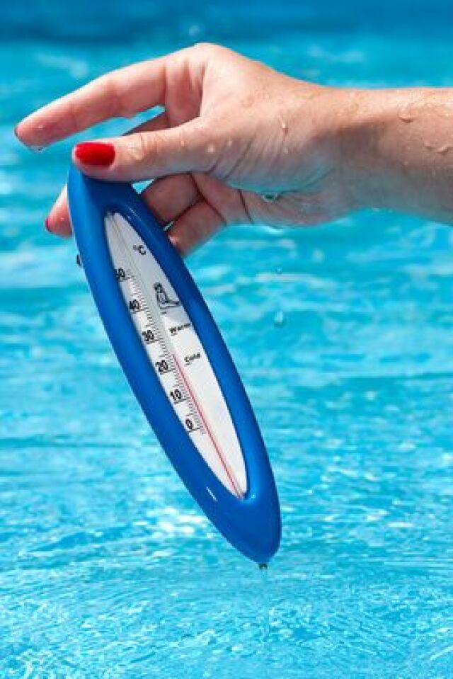 Thermomètre piscine connecté
