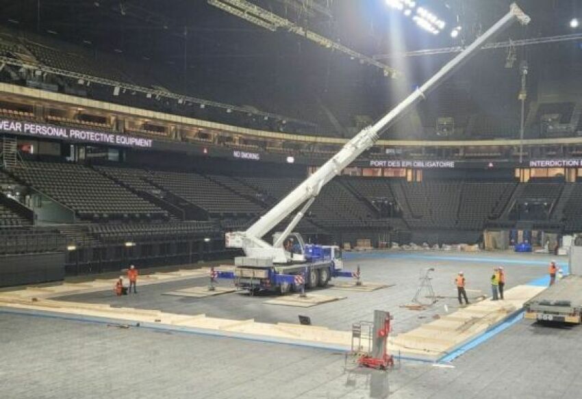 Paris La Défense Arena se transforme en piscine olympique pour les JO 2024&nbsp;&nbsp;