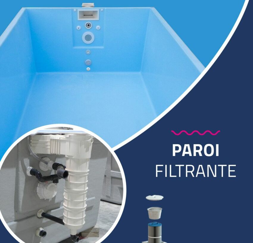 Paroi filtrante pour piscine Mediester&nbsp;&nbsp;