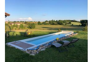 Piscine container enterrée