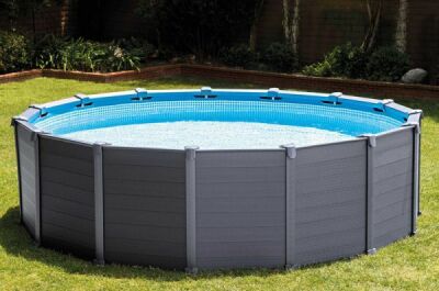 La piscine Graphite de chez Intex