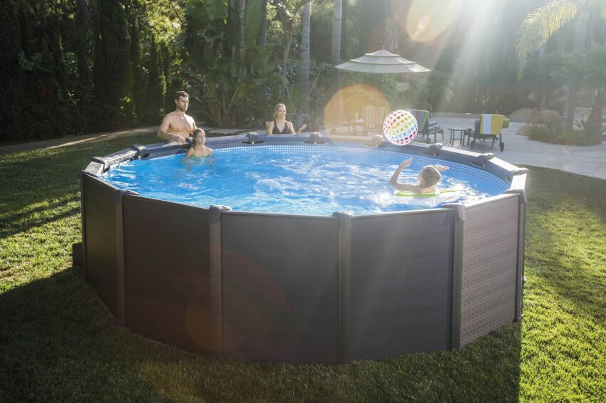 Piscine hors sol Graphite&nbsp;&nbsp;