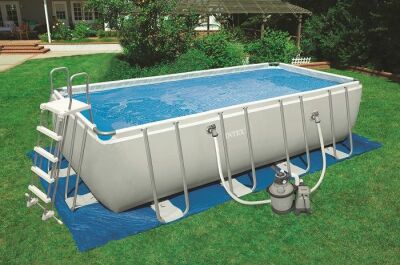 Ultra Silver par Intex : une grande piscine sans travaux