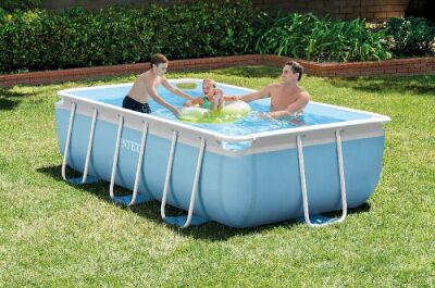 Zoom sur Prism, piscine tubulaire par Intex