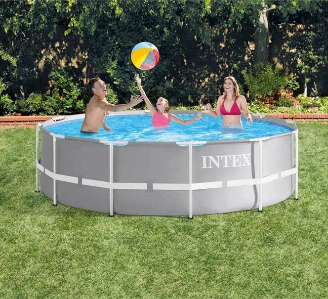 Piscine Tubulaire Ronde Intex Prism Frame 366 X 099 M Piscine