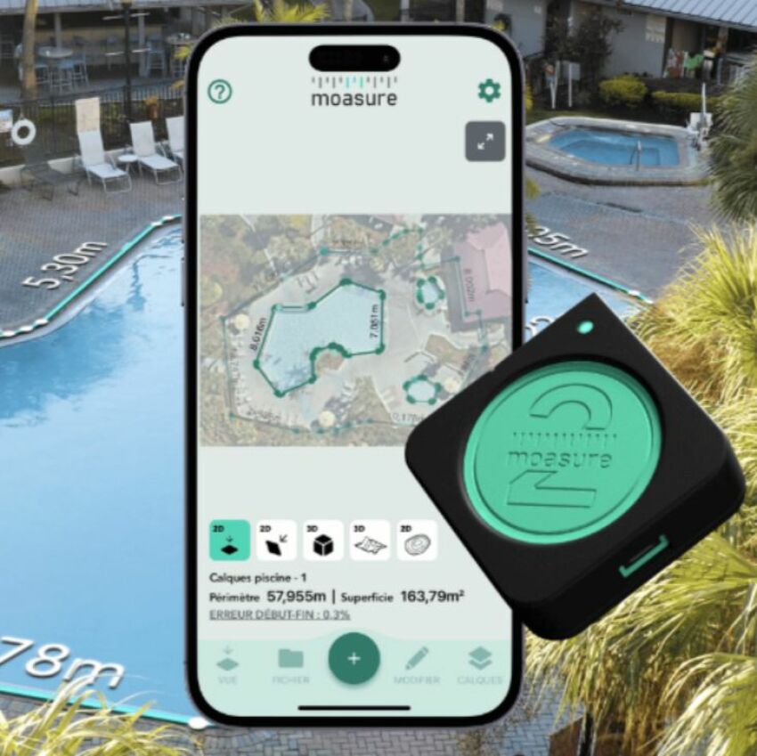 Pool Showcase : Découvrez l'outil de mesure Moasure 2 PRO sur Piscine Global 2024&nbsp;&nbsp;