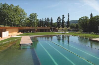 Une piscine naturelle près de Bâle