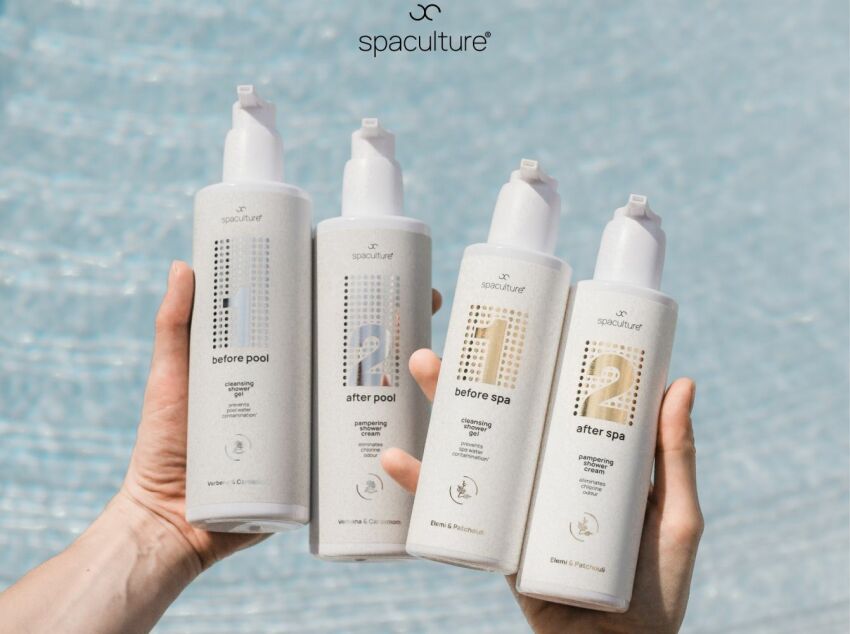 Spaculture, gamme de cosmétiques pour simplifier l'entretien des piscines et des spas, par USSPA&nbsp;&nbsp;