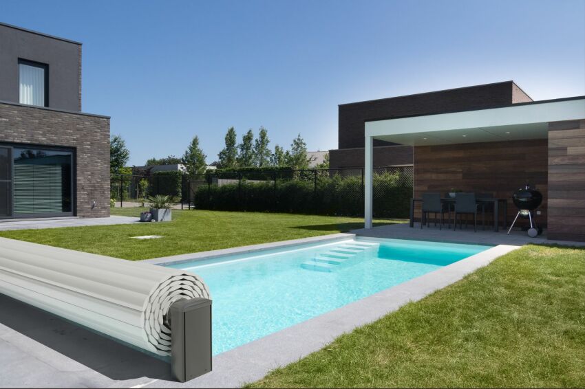 Volet hors-sol pour piscine WaluRoll Roll'Top 100&nbsp;&nbsp;